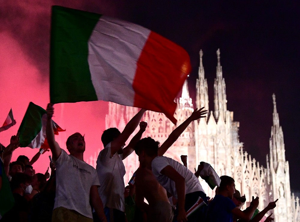 Slavlje na ulicama Milana (©Reuters)
